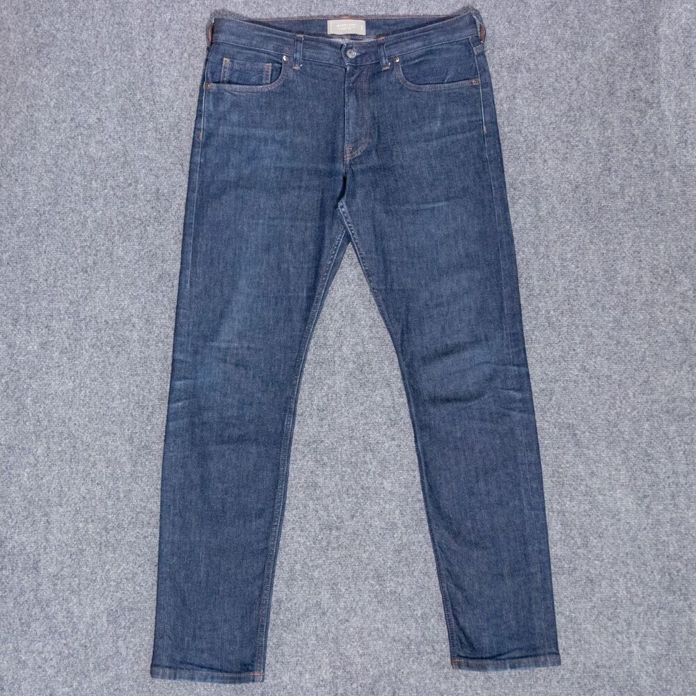Everlane Selvedge Slim Fit Jeans Organic Cotton Dark Wash Mens 32x32 (Act 34x32)